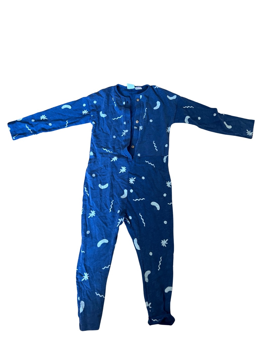 Kids Zara Navy Blue Printed One-Piece